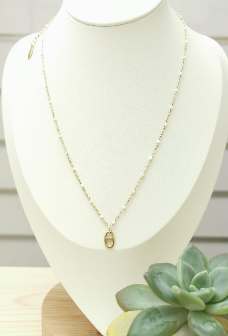 Collier Amazonia Blanc