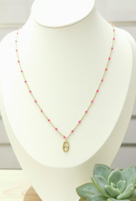 Collier Amazonia Rose